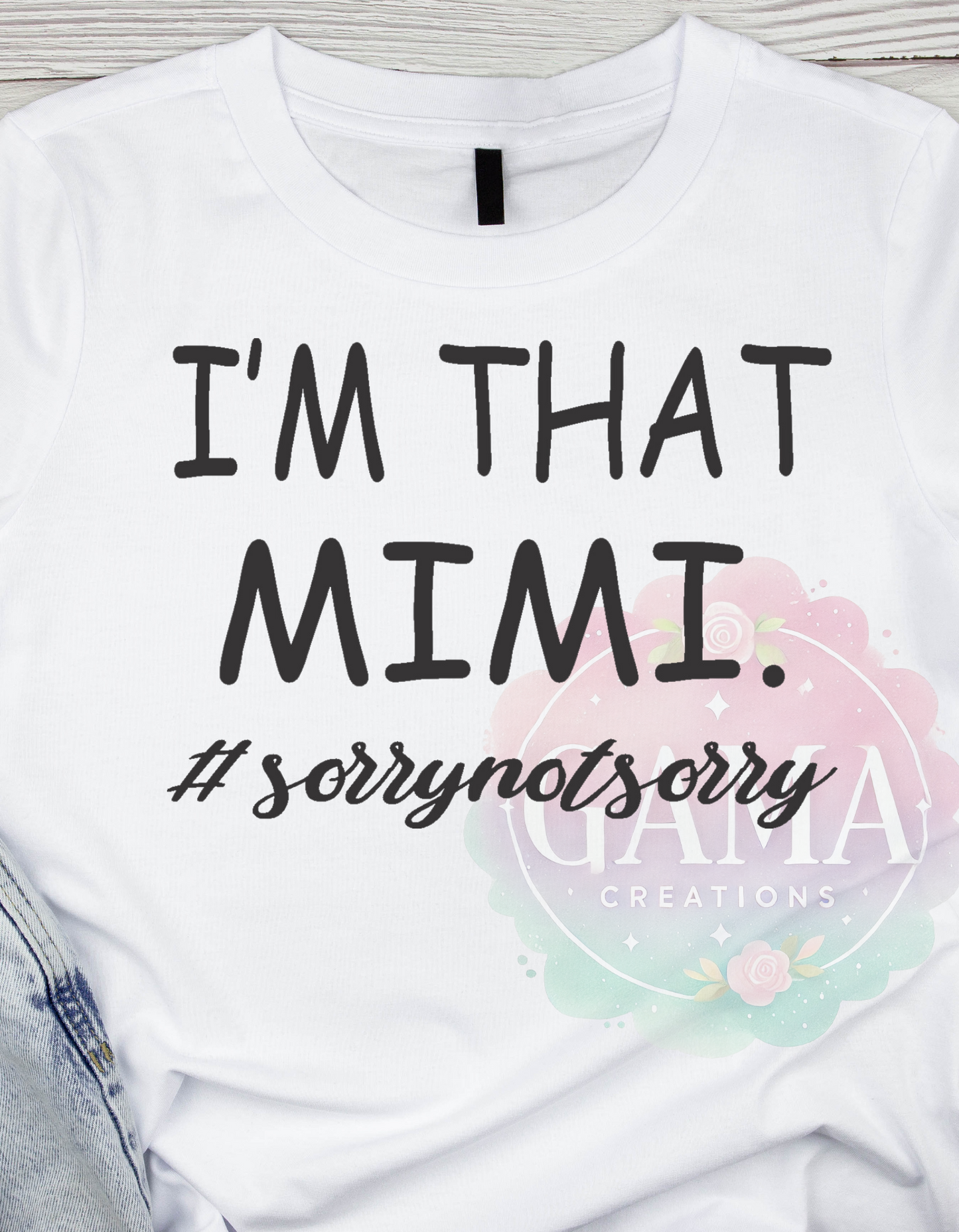 T-Shirt with One Design from Inventory