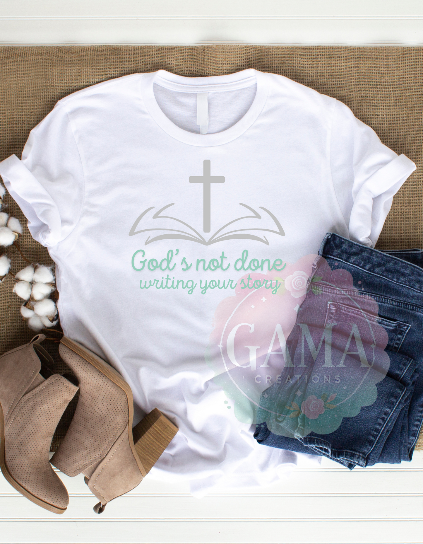 God's Not Done Writing Your Story PNG and SVG, Trending T-Shirt Design, Digital Download