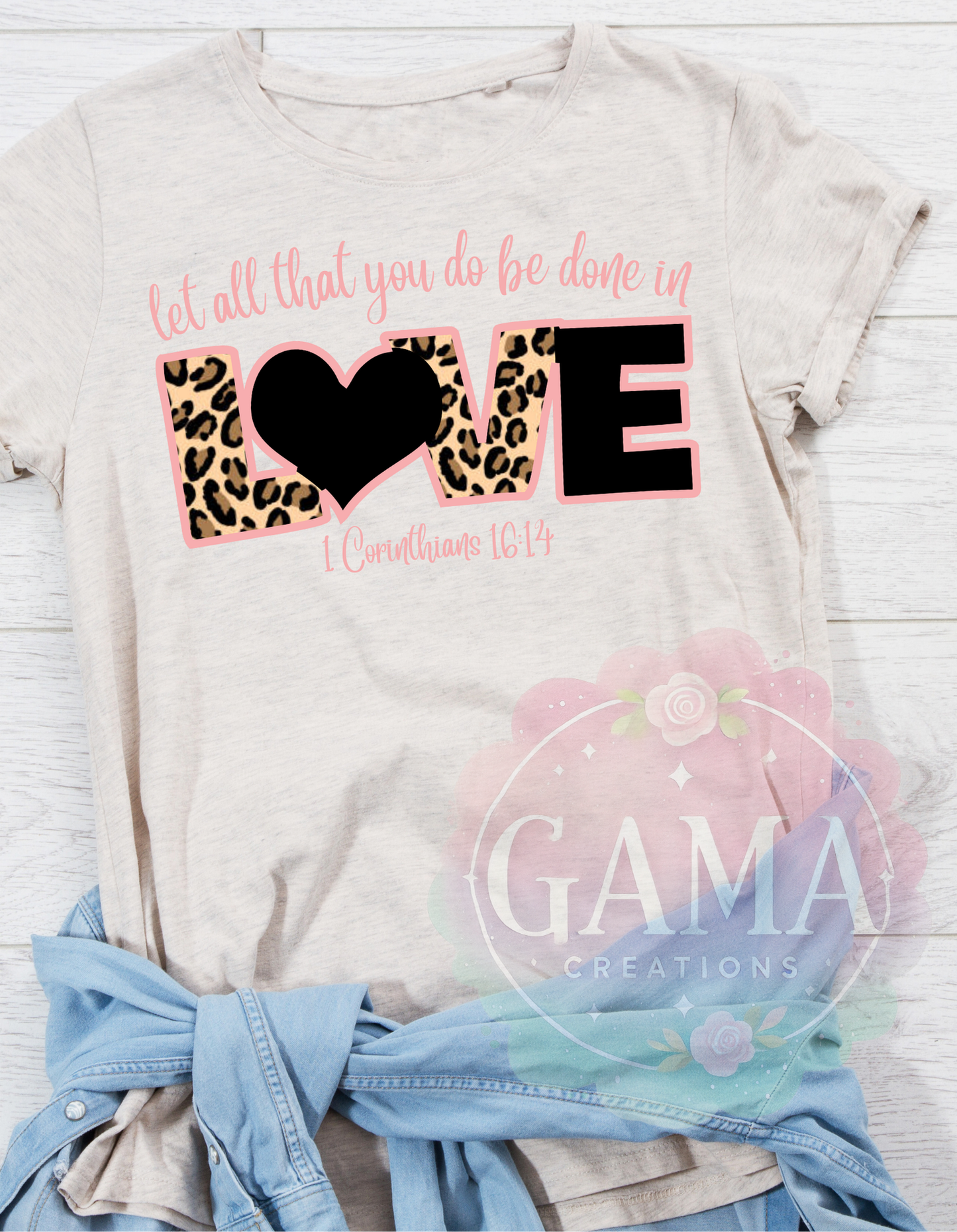 T-Shirt with One Design from Inventory