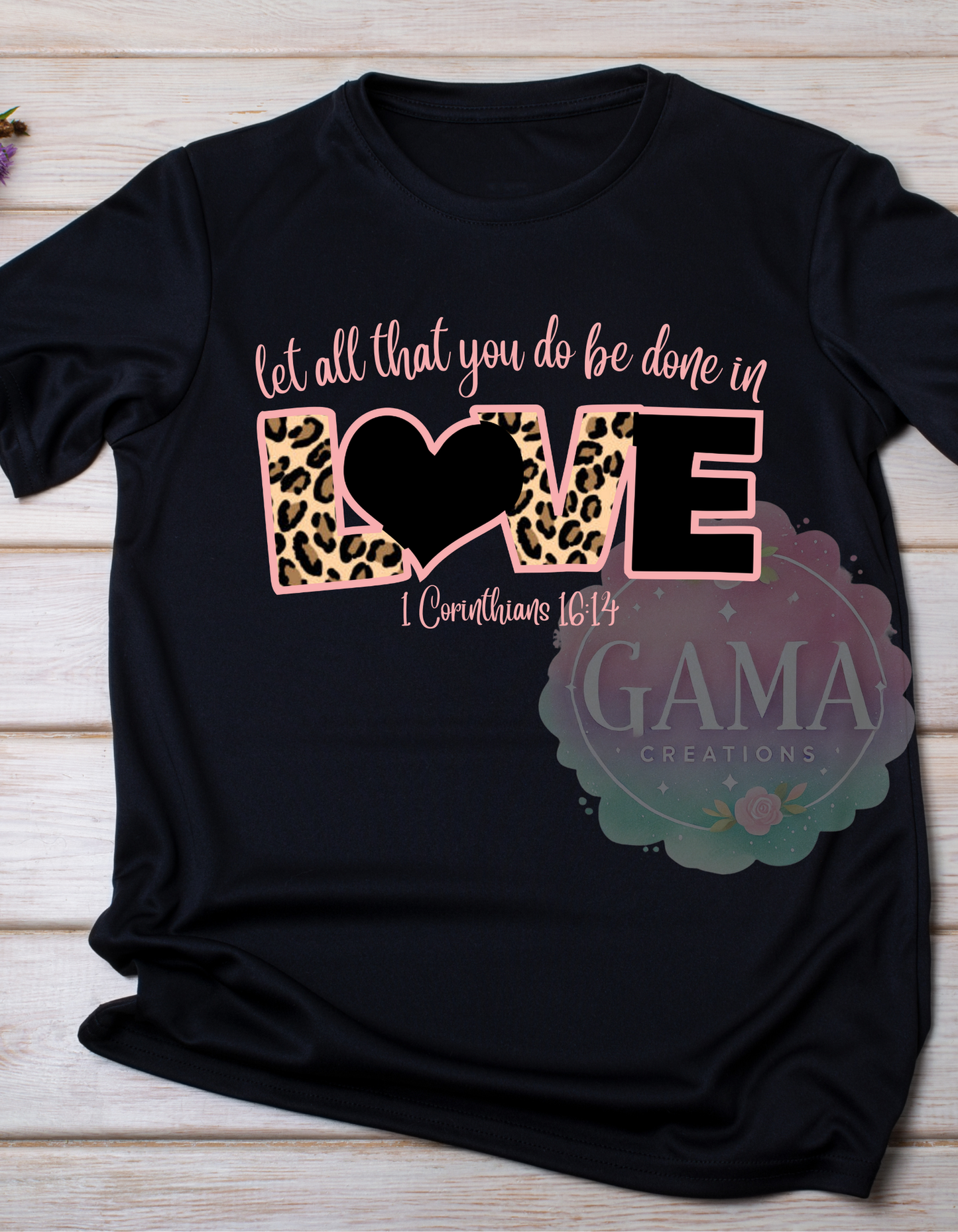 In All Things Love Valentines Christian PNG Design, Trending T-Shirt Design, Digital Download