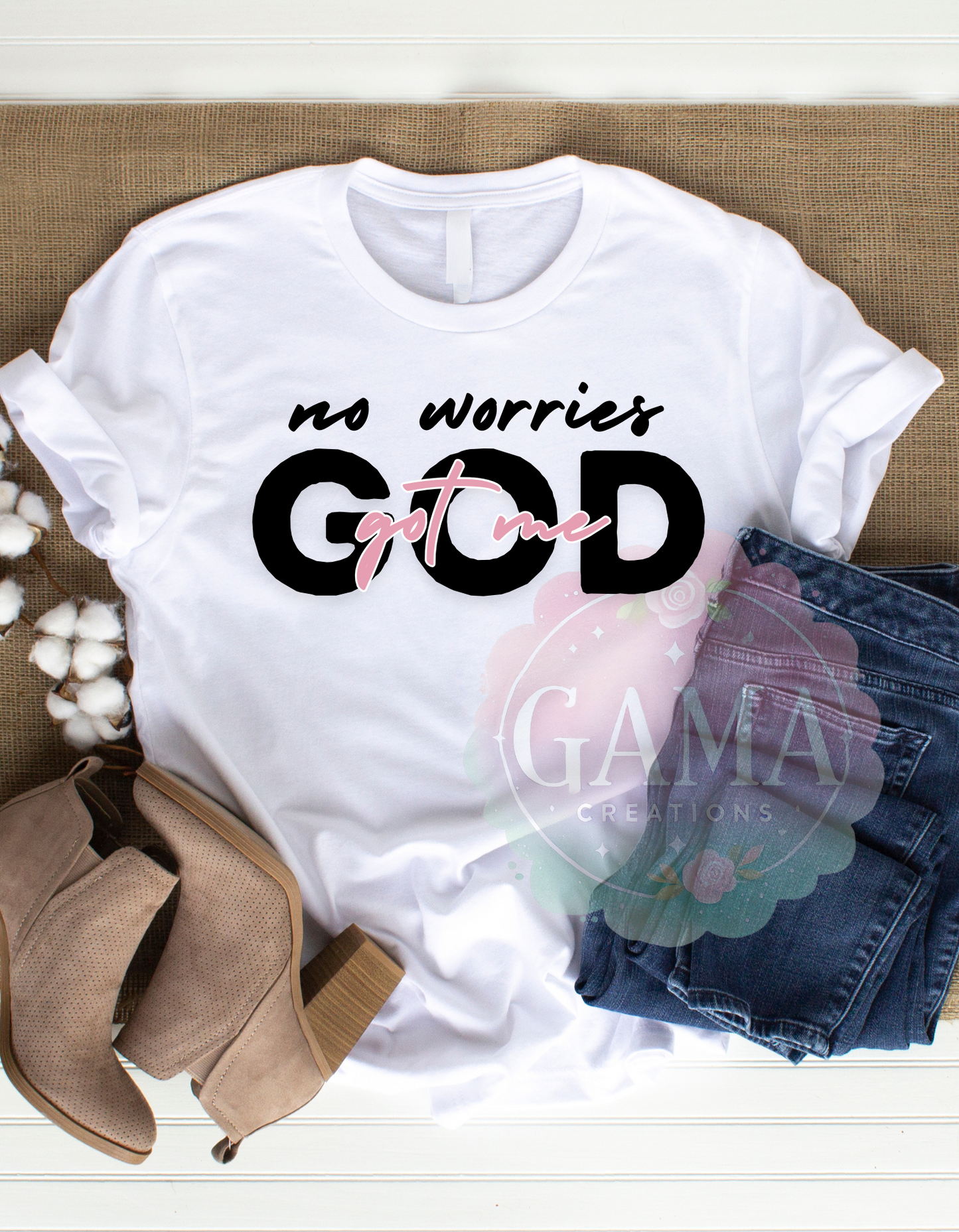 No Worries God Got Me 3 PNG Designs, Trending T-Shirt Design, Digital Download