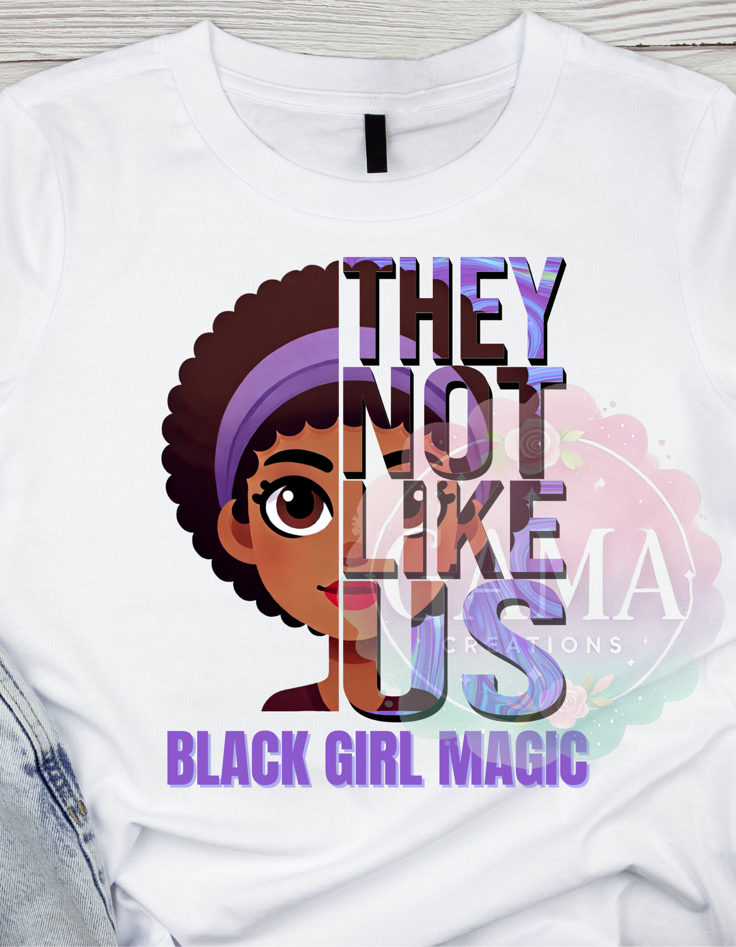 Black Girl Magic They Not Like Us PNG, Trending T-Shirt Design, Digital Download