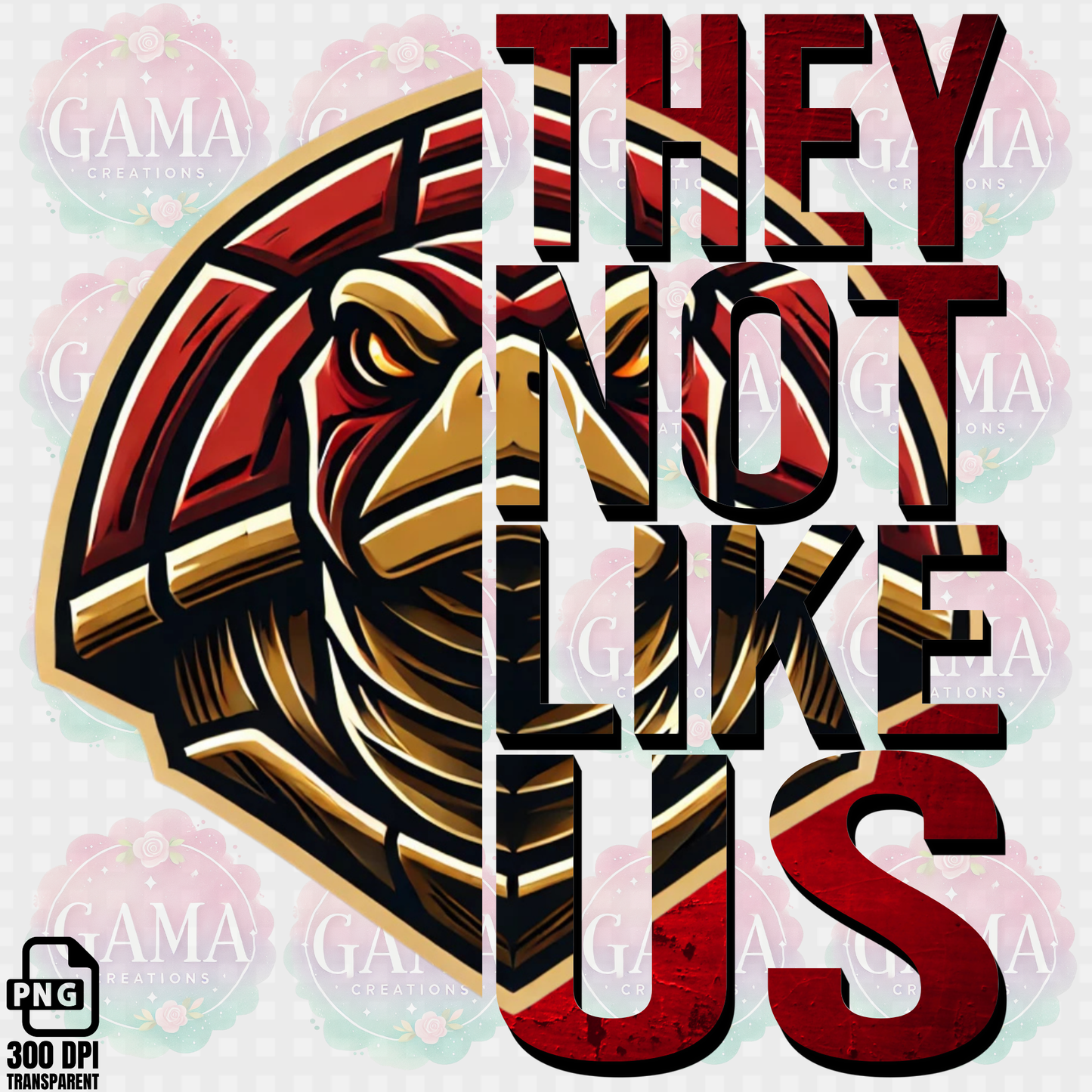 Terrapins They Not Like Us PNG Design, Trending T-Shirt Designs