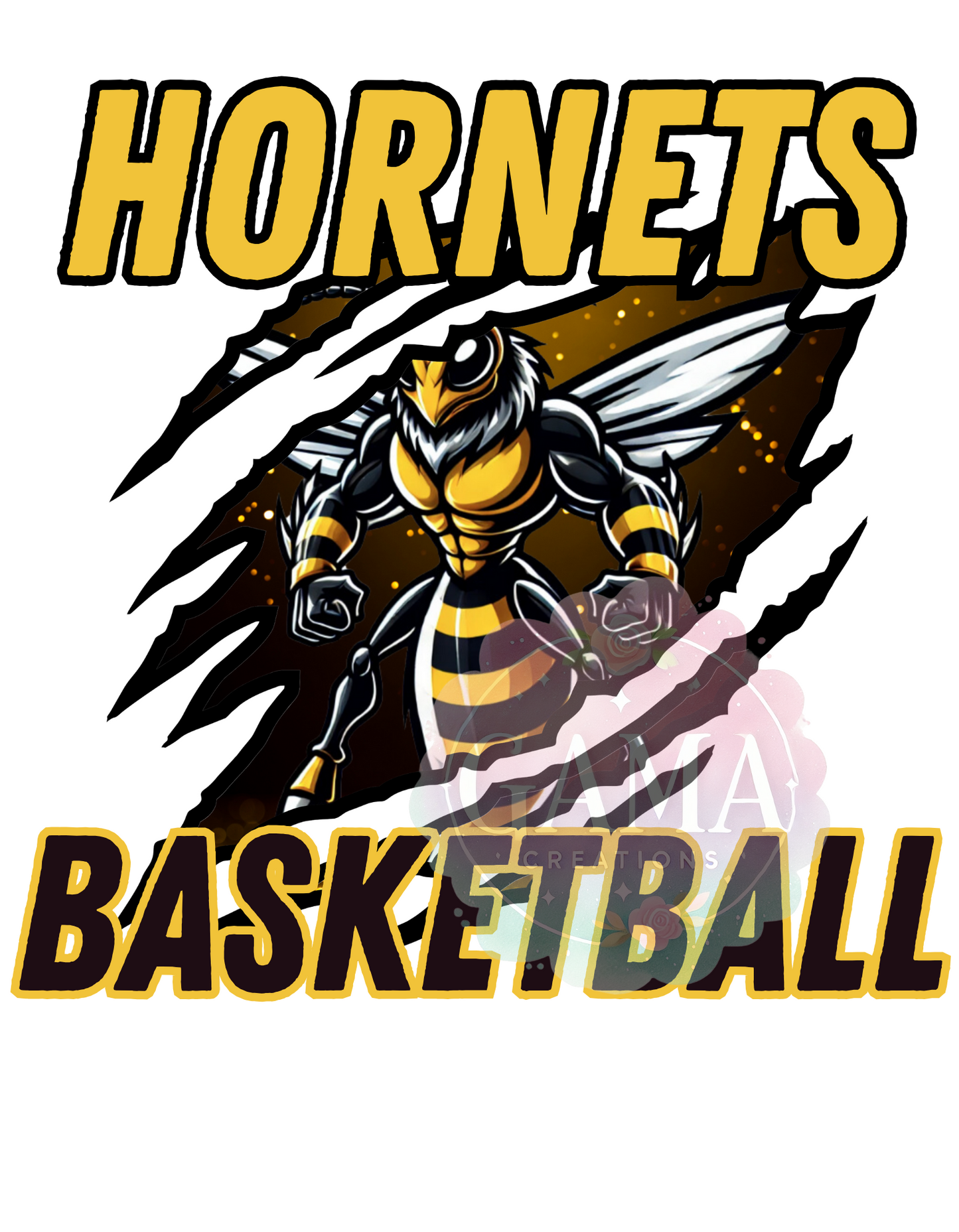 Hornets Basketball PNG, Trending T-Shirt Design, Digital Download