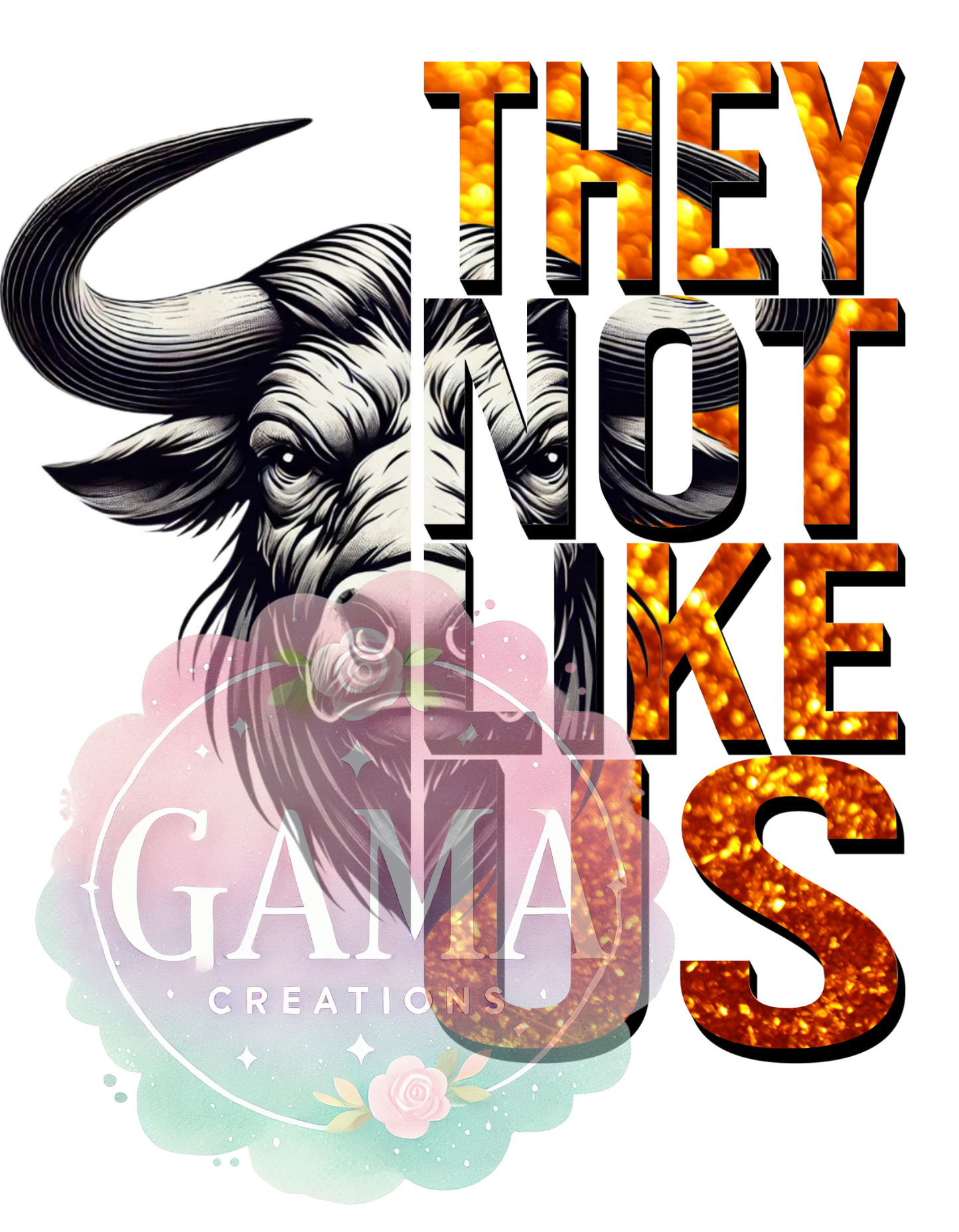 Longhorn They Not Like Us PNG Design, Trending T-Shirt Designs