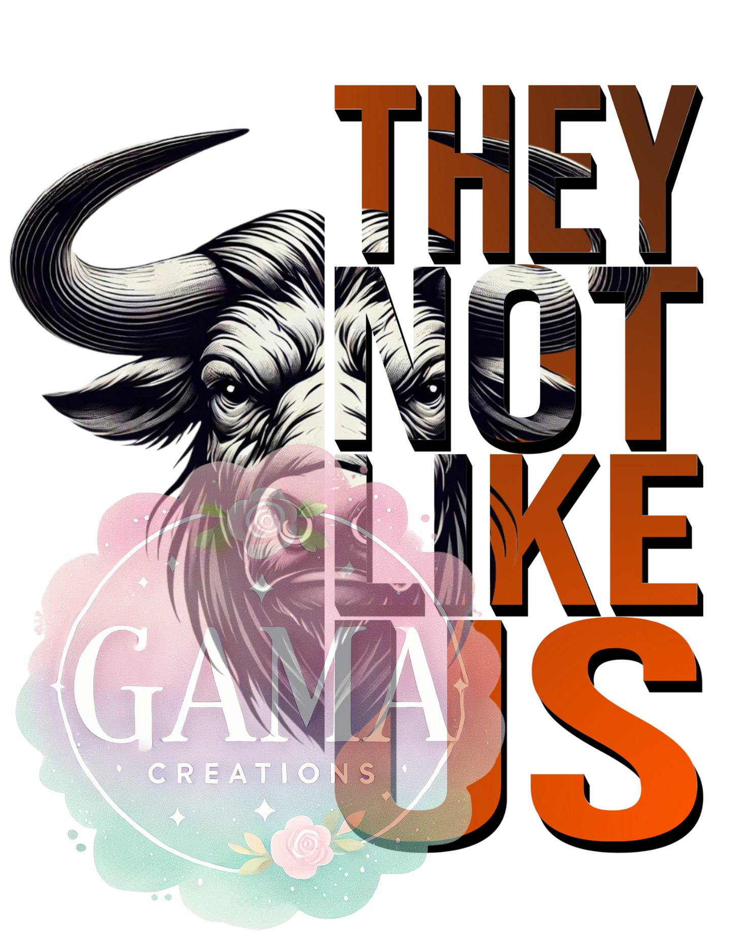 Longhorn They Not Like Us PNG Design, Trending T-Shirt Designs