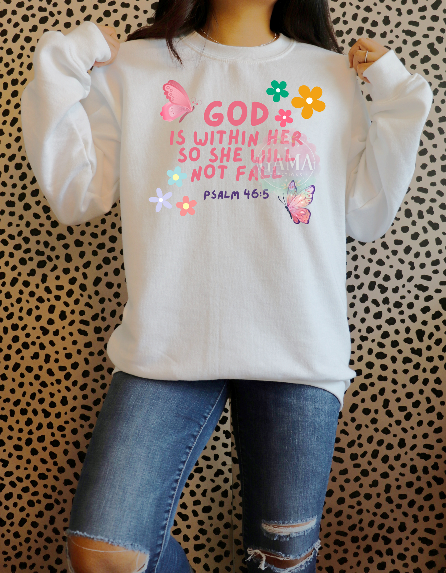 God Is Within Her So She Will Not Fall Design, Trending T-Shirt Design, Digital Download