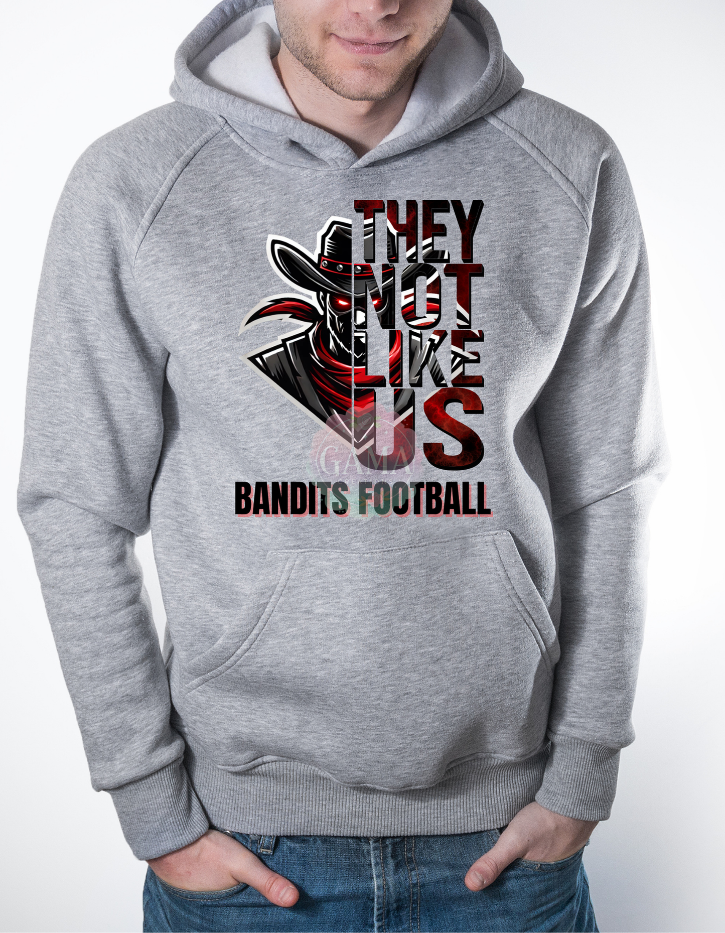 Bandits Football They Not Like Us PNG, Trending T-Shirt Design, Digital Download