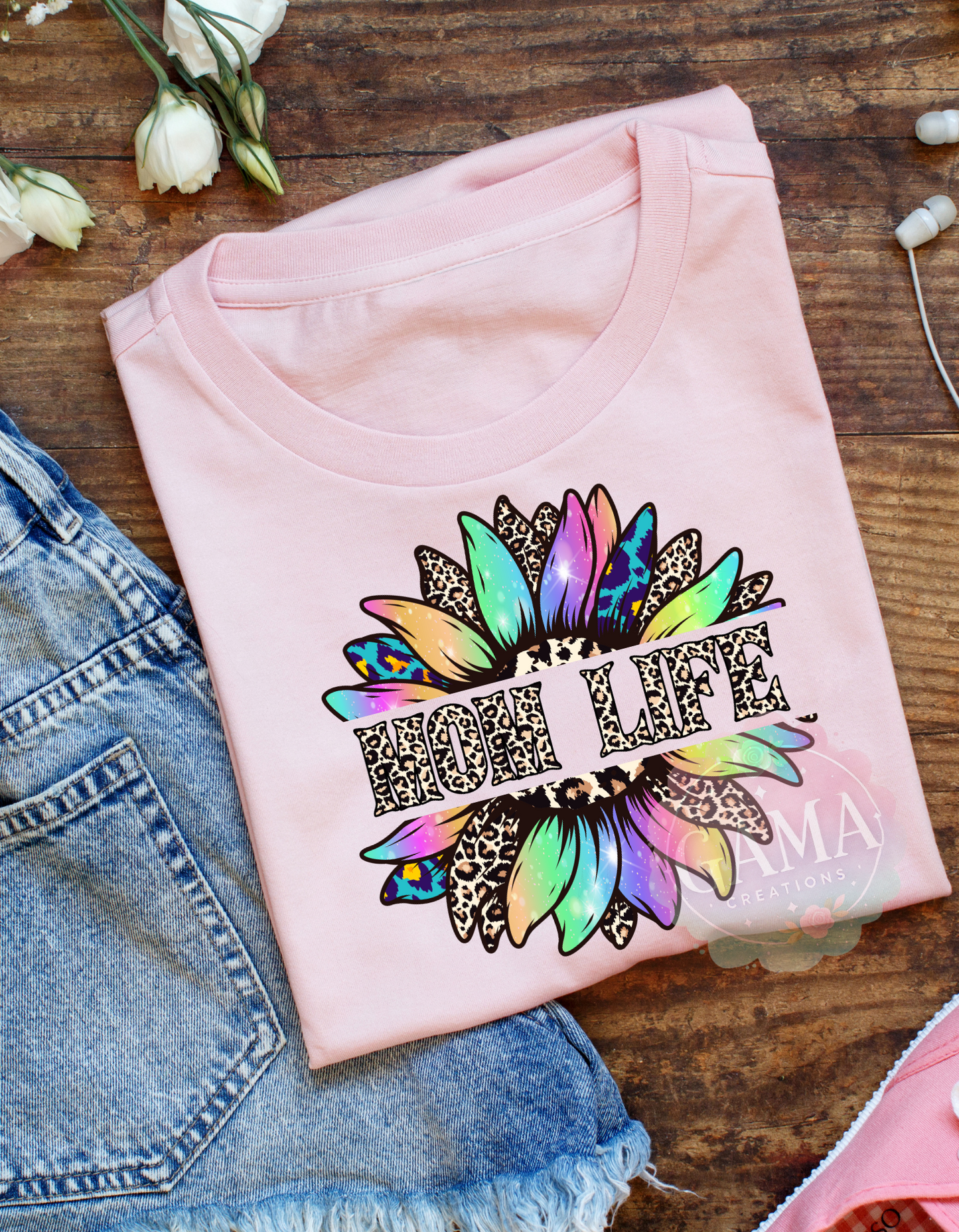 Sunflower Mom Life PNG, Trending T-Shirt Design, Digital Download