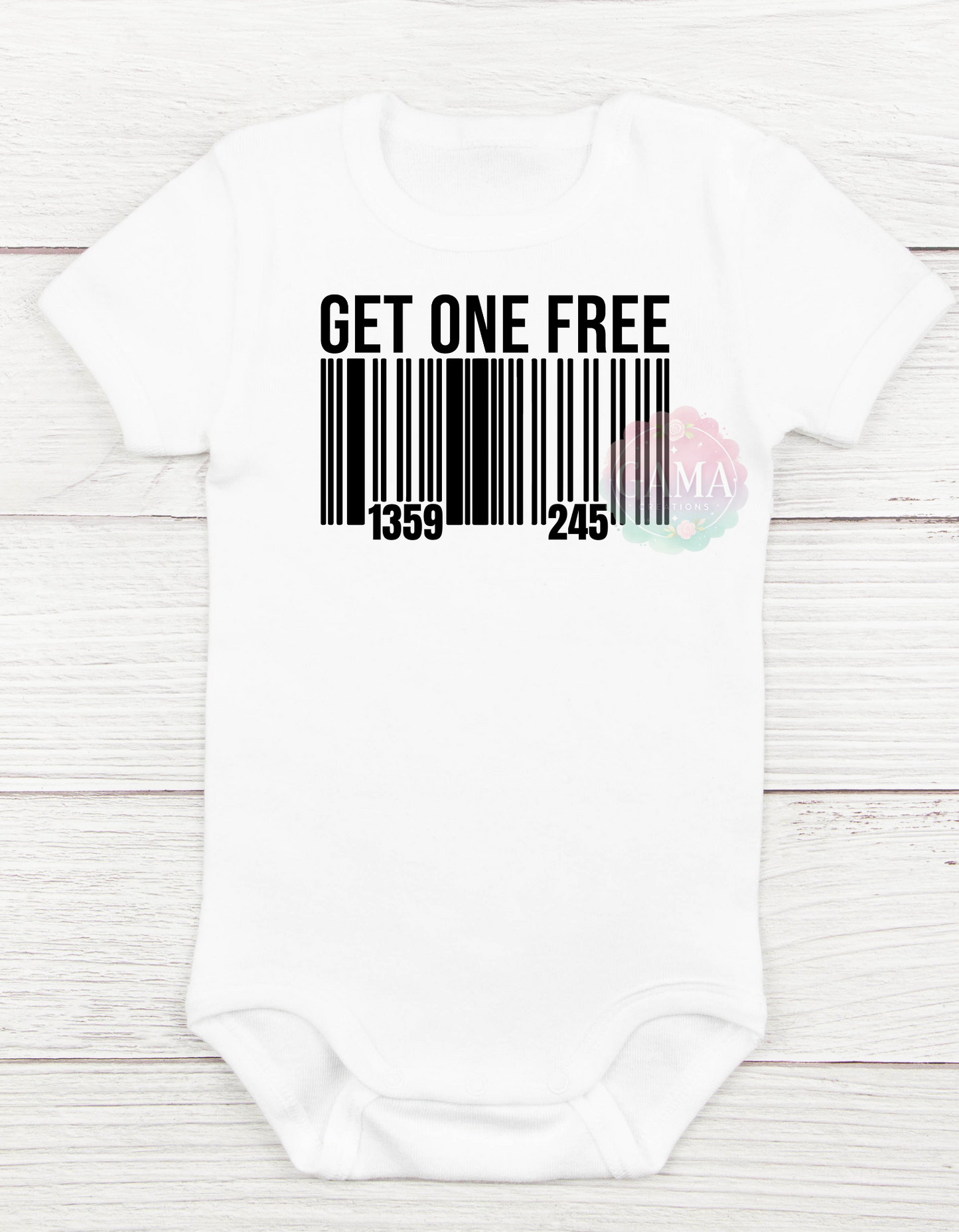 Buy One Get One Free Twins Barcode Design, Trending T-Shirt Design, Digital Download