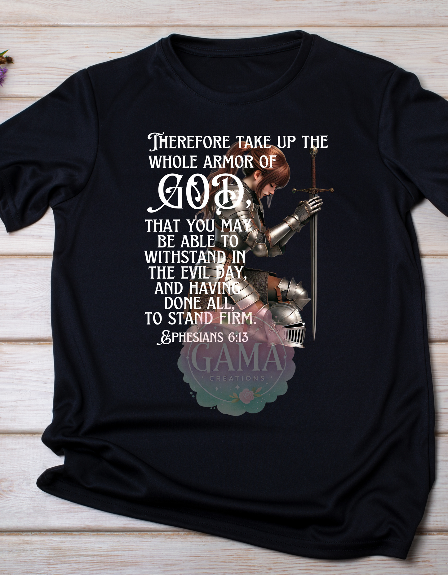 Armor of God, 2 PNG Designs (1 Male and 1 Female), Trending T-Shirt Design, Digital Download