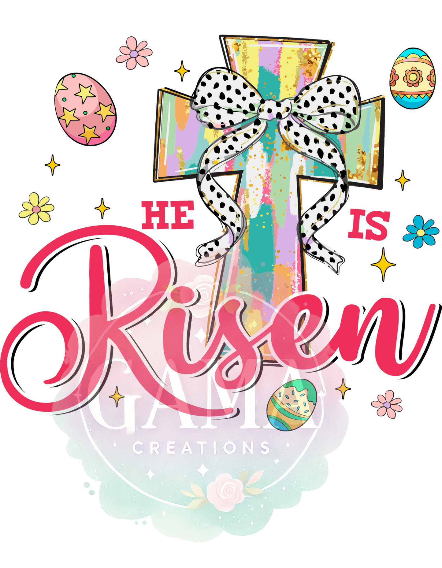 He Has Risen PNG Design 3 FILES!, Trending T-Shirt Design, Digital Download
