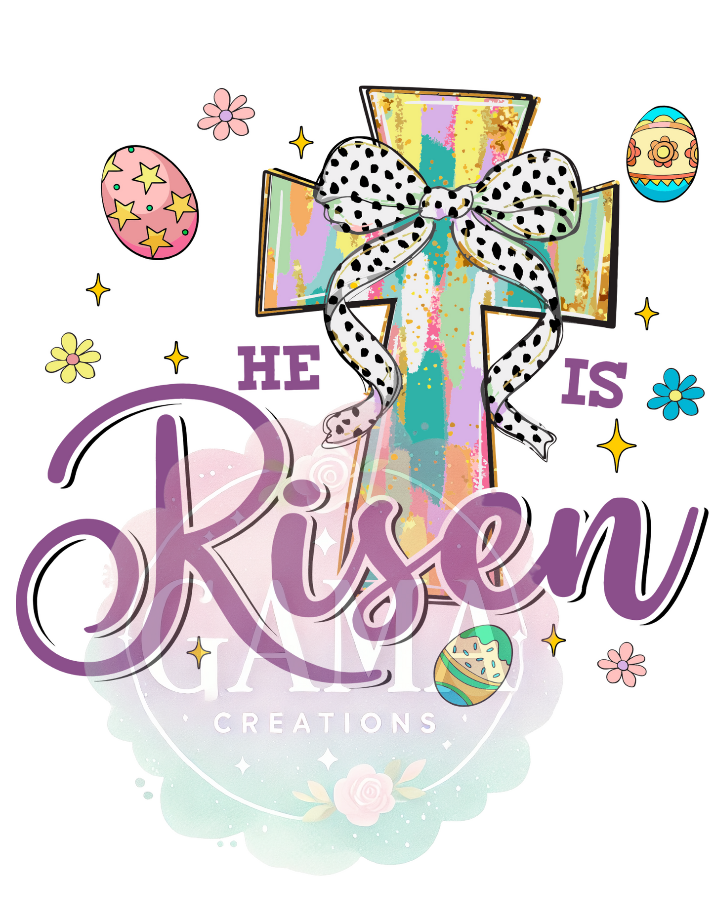 He Has Risen PNG Design 3 FILES!, Trending T-Shirt Design, Digital Download