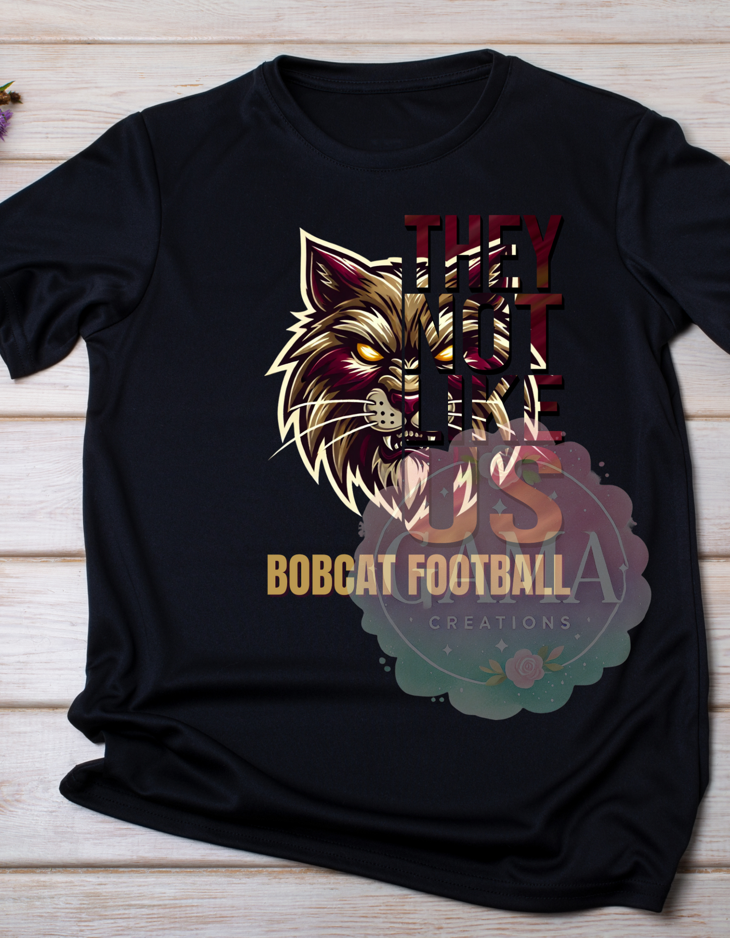 Bobcat Football They Not Like Us PNG, Trending T-Shirt Design, Digital Download