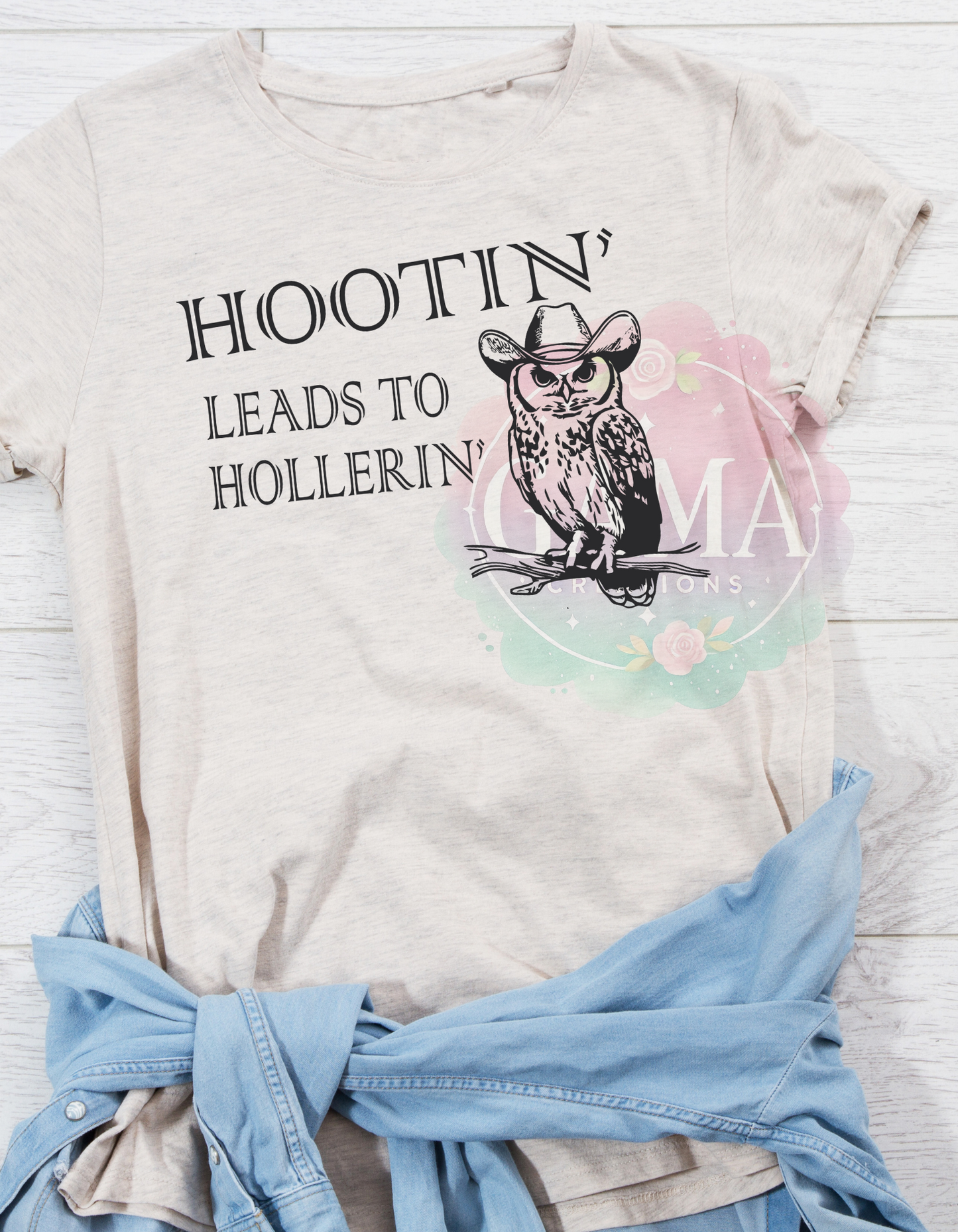 Whootin Leads to Hollerin PNG, Trending T-Shirt Design, Digital Download