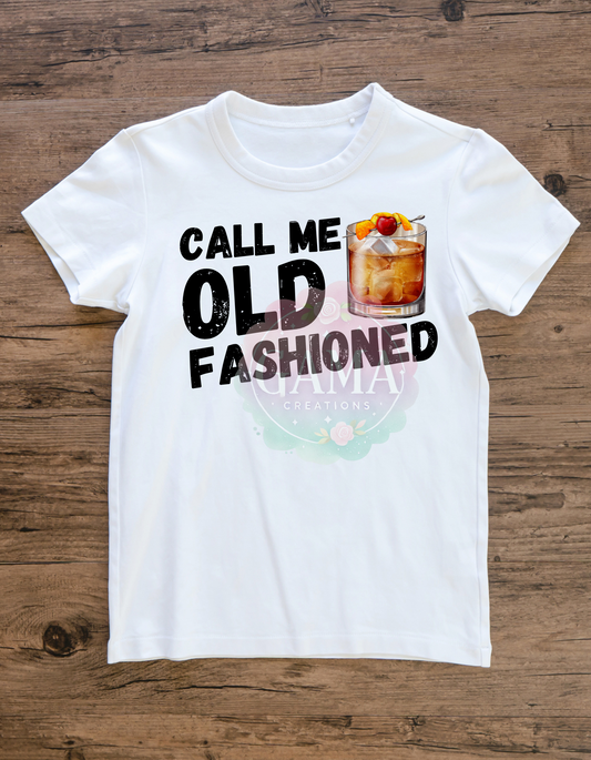 Call Me Old Fashioned PNG 2 Designs!, Trending T-Shirt Design, Digital Download