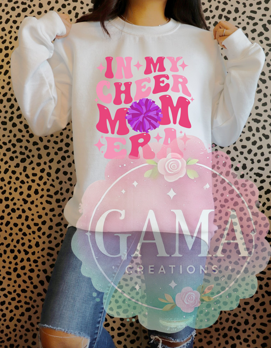 Cheer Mom Era PNG, Trending T-Shirt Design, Digital Download