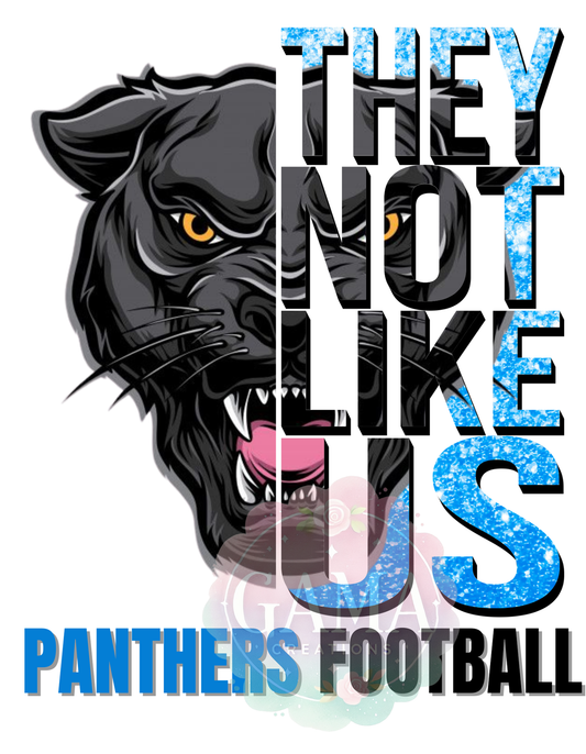 Panther They Not Like Us PNG, Trending T-Shirt Design, Digital Download