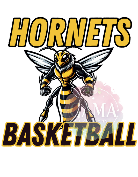 Hornets Basketball PNG, Trending T-Shirt Design, Digital Download