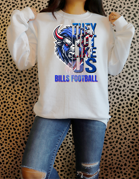 Bills They Not Like Us PNG, Trending T-Shirt Design, Digital Download