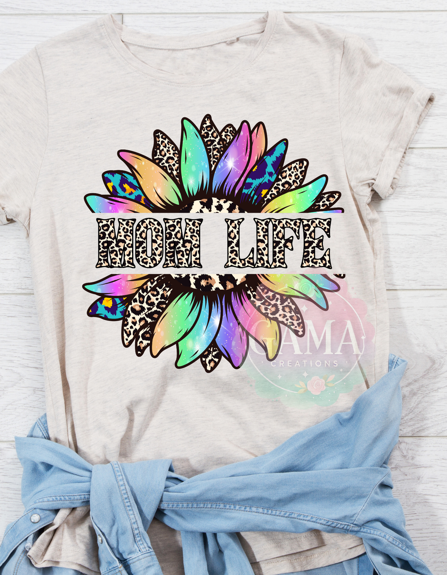 Sunflower Mom Life PNG, Trending T-Shirt Design, Digital Download