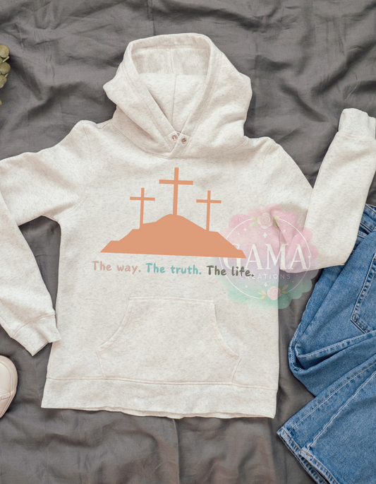 The Way The Truth The Life BOHO PNG, Trending T-Shirt Design, Digital Download