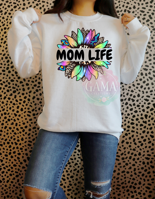 Sunflower Mom Life PNG, Trending T-Shirt Design, Digital Download